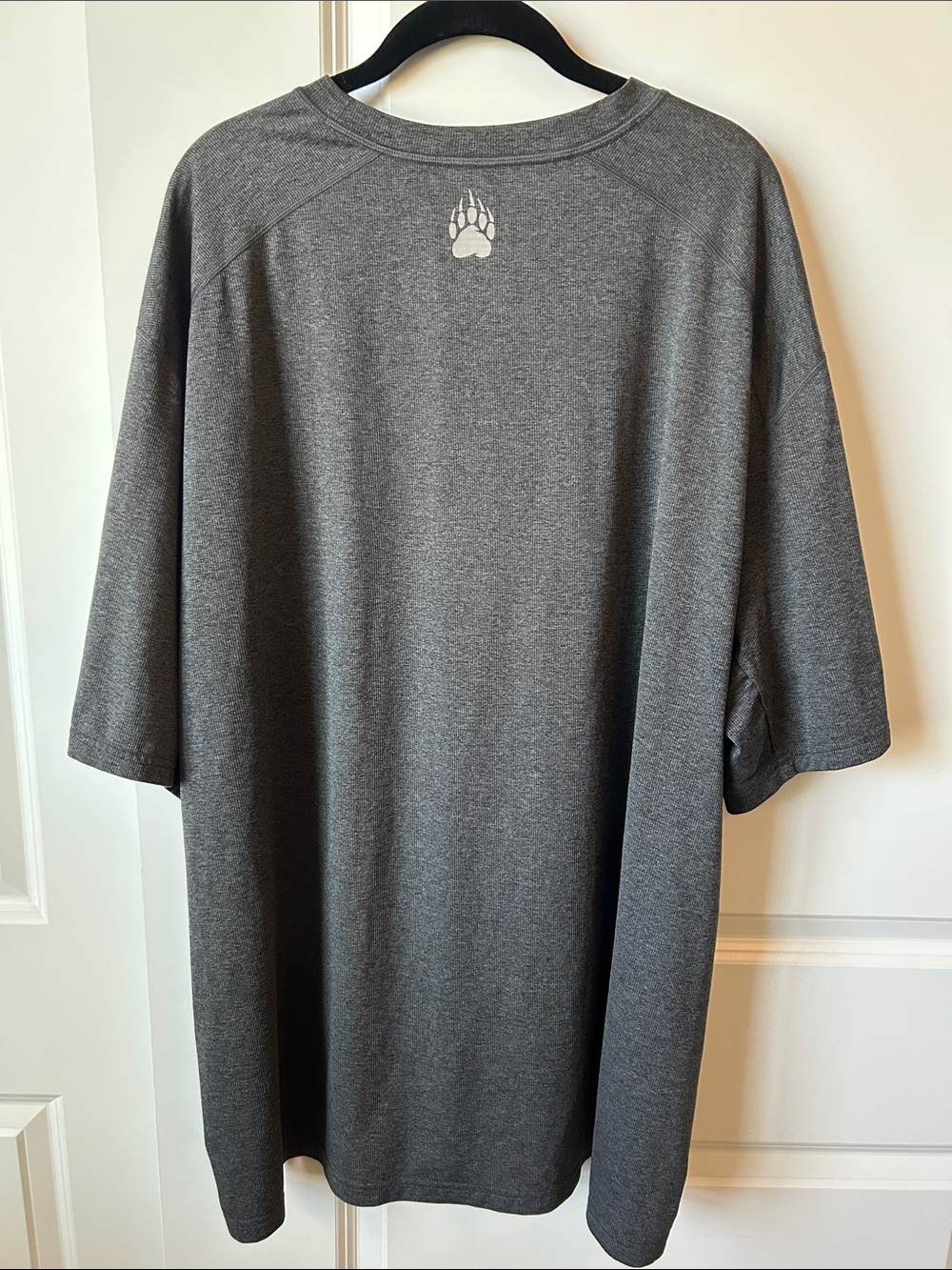 Men's AKHG Gray Moisture-Wicking Crew T-Shirt 3XL - Picture 4 of 6